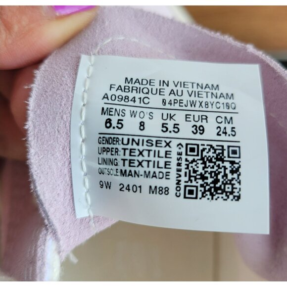 ⭐Converse Chuck Taylor All Star Cruise Platform Sz 6.5 Mens Shoes Purple A09841C - Picture 9 of 10